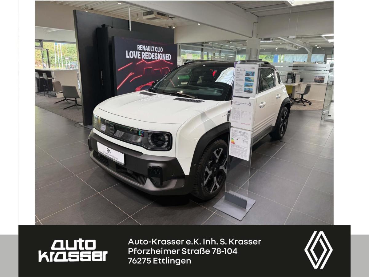 Renault R4 TECHNO 52 kWh Elektro Batterie LUXUS Ausstattung Comfort Range 150 PS