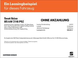 Seat Ibiza FR TSI DSG NAVI SITZHEIZUNG EINPARKHILFE LED