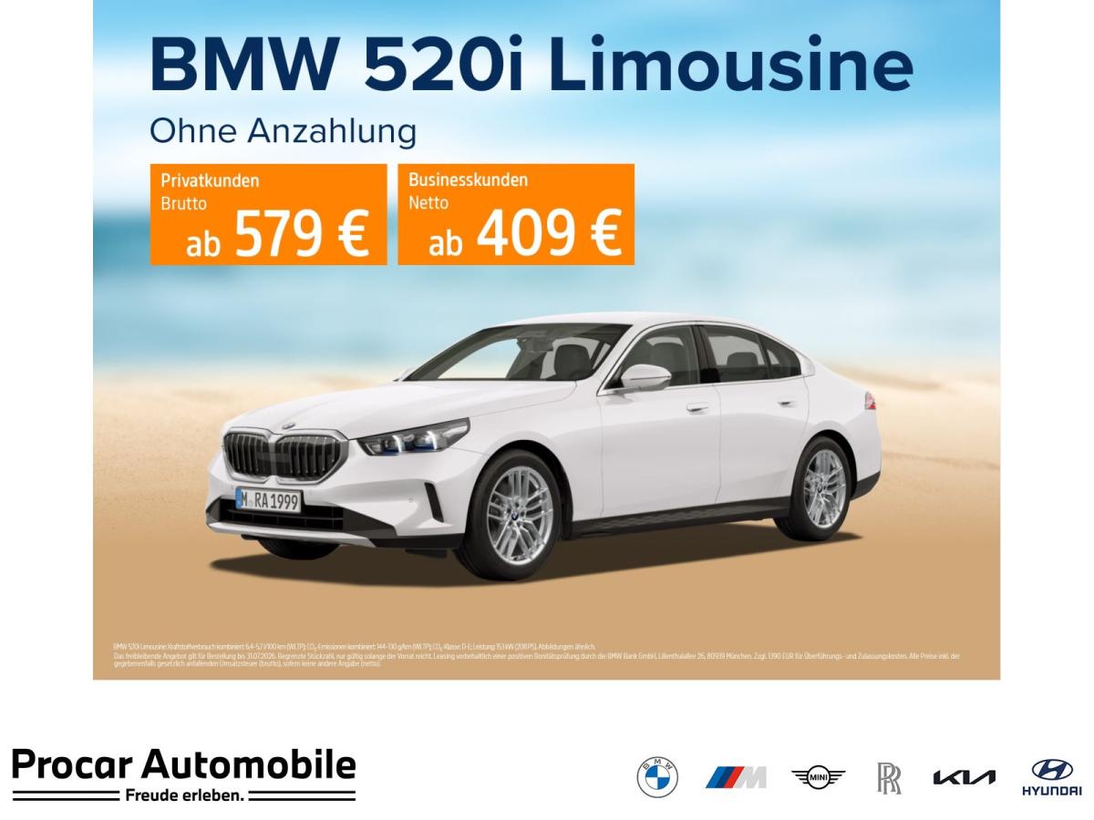 BMW 520 520i | Business neu definiert | frei konfigurierbar