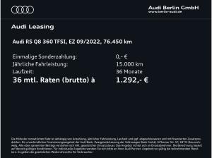 Audi RS Q8 tiptr. STDHZG MATRIX HUD PANO 360°K