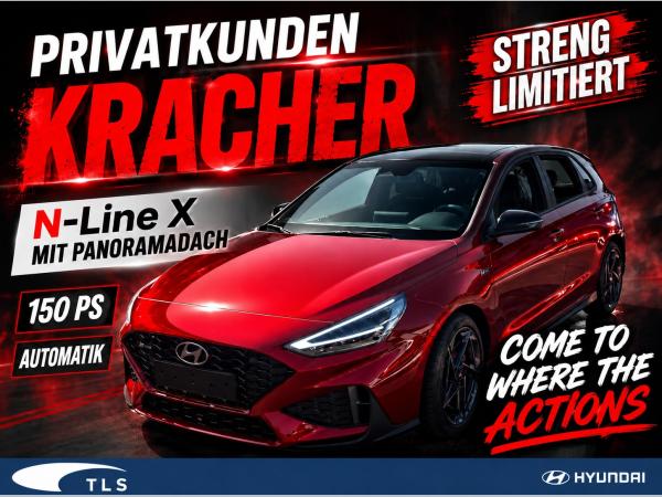 Hyundai i30 N Line X MY26 *I30 Spezial* 150PS Automatik Panorama-Dach ultimate Red