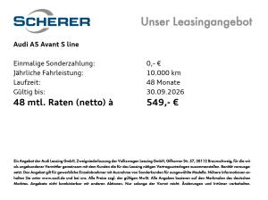 Audi A5 Avant e-hybrid quattro S tronic