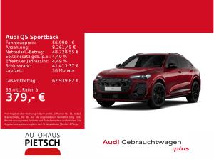Audi Q5 Sportback TFSI S line AHK tech+ Beifahrer MMI