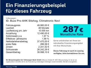 Volkswagen ID.Buzz ID. Buzz Pro AHK Sitzhzg. Climatronic Navi LED