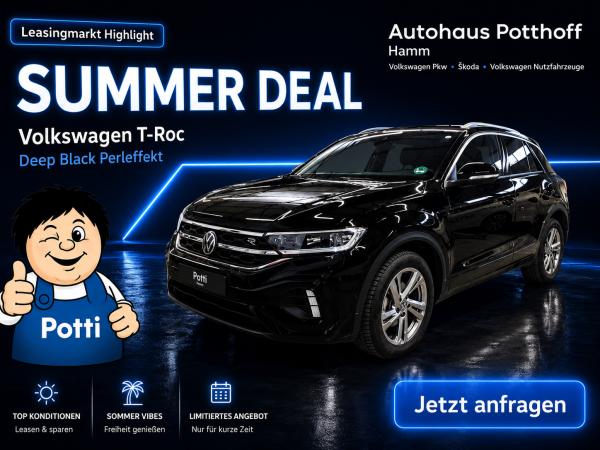 Volkswagen T-Roc 1.5 TSI DSG - R-LINE 💥Summer-Deal💥 NAVI AHK KAMERA SHZG