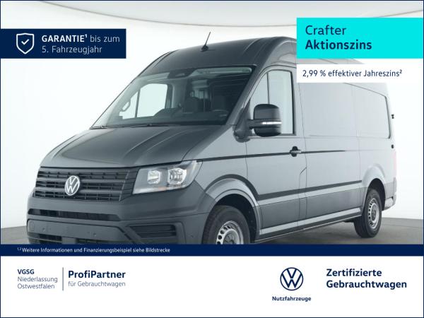 Volkswagen Crafter Kasten Mittel vorb. AHK Rear View Euro6 ZV