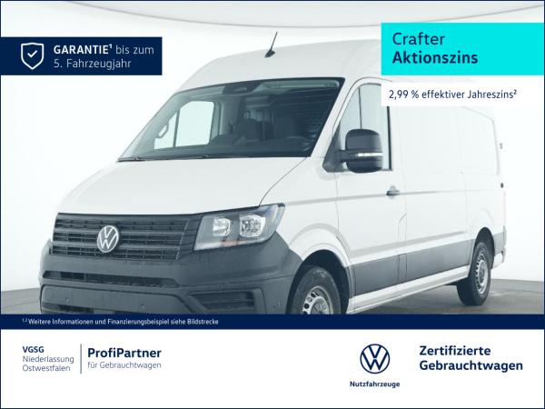 Volkswagen Crafter Kasten mittel vorb. AHK Rear View Navi ZV
