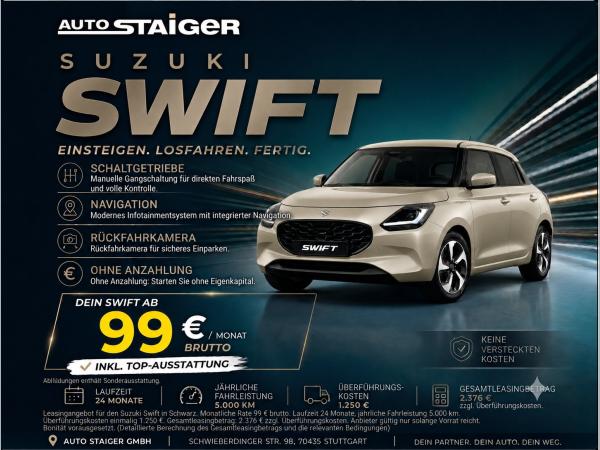 Abbildung Leasingangebot Suzuki Swift