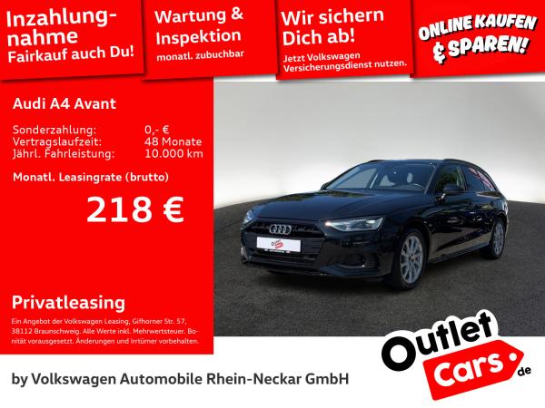 Abbildung Leasingangebot Audi A4