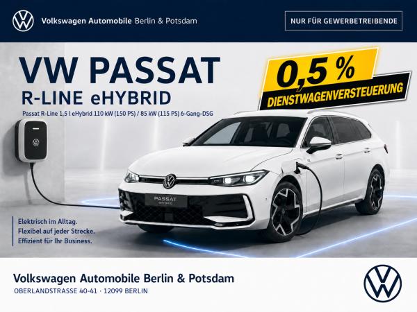 Volkswagen Passat 1.5 eHybrid 110 kW (150 PS) / 85 KW (115 PS) 6-Gang-DSG