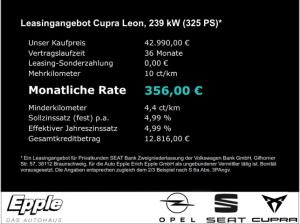 Cupra Leon VZ Black Edition 2.0 TSI 7-Gang-DSG AHK Sennheiser