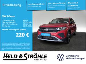 Volkswagen T-Cross GOAL 1.0 TSI AHK LED NAVI KAM PDC SHZ