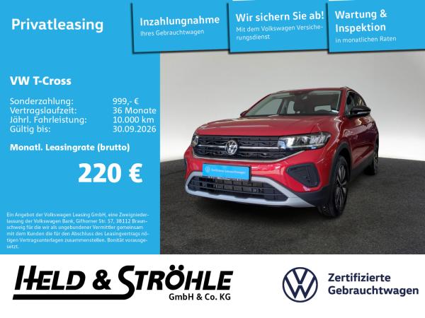 Volkswagen T-Cross GOAL 1.0 TSI AHK LED NAVI KAM PDC SHZ