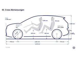 Volkswagen ID.Cross Life 155kW (211 PS) 52 kWh Rückfahrkamera "Rear View" "ACC" 18 Zoll Alu " Spurwechselassistent "Side