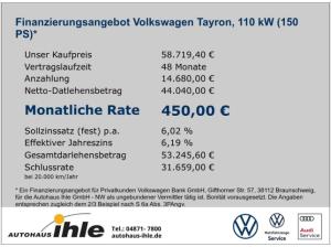 Volkswagen Tayron R-Line Black Style 2,0 TDI DSG Premium-Deal