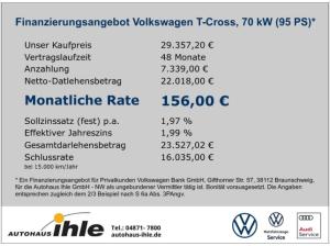 Volkswagen T-Cross Energy 1,0 TSI Premium-Deal