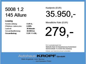 Peugeot 5008 1.2 145 Allure LED+SHZ+2xKlima+Kam.+Klima