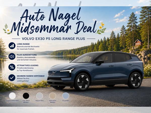 Volvo EX30 P5 Long Range Plus *MIDSOMMAR DEAL* 🔵🟡