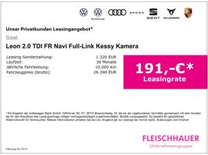 Seat Leon 2.0 TDI FR Navi Full-Link Kessy Kamera