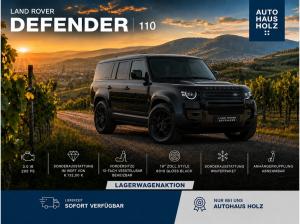 Land Rover Defender NEUWAGENAKTION 110er! 19ZOLL SCHWARZ - SCHWARZ PAKET - 360 KAMERA - SHZ - RESERVESPERR- FAH