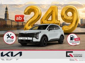 Kia Sportage 150PS AT Black Edition *sofort verfügbar* 1. Wartung inkl. + 300€ Tankgutschein | 19" | Carplay | We