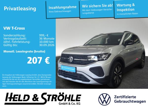 Volkswagen T-Cross GOAL 1.0TSI LED SHZ APP NAV-VORB 5J.GAR.