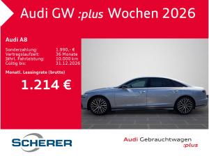 Audi A8 lang 60 TFSIe quattro EXCLUSIVE HUD 360° PANO
