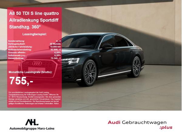 Audi A8 50 TDI S line quattro Allradlenkung Sportdiff Standhzg. 360°