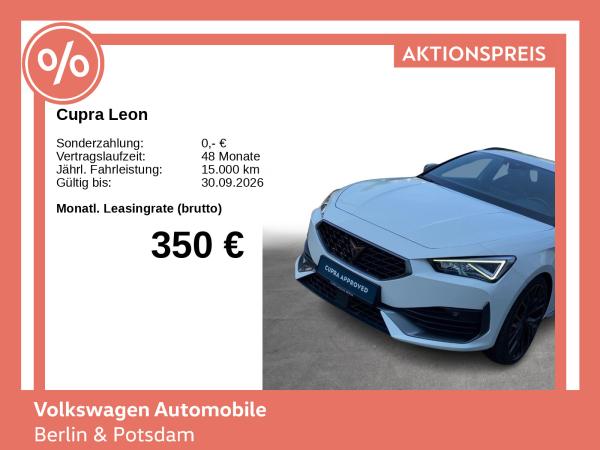 Abbildung Leasingangebot Cupra Leon