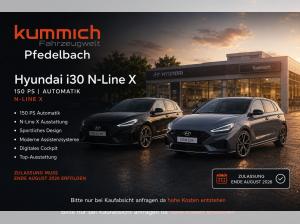 Hyundai i30 N Line X VOLLAUSSTATTUNG ZULASSUNG AUGUST 2026 150PS Automatik