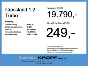 Opel Crossland 1.2 Turbo AHK+LED+2xKlima+LM