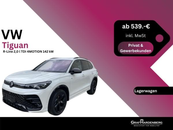 Volkswagen Tiguan R-Line 2,0 l TDI 4MOTION SOFORT VERFÜGBAR SOFORT VERFÜGBAR!