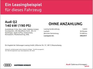 Audi Q2 40 TFSI qu. S-tronic LED+NAV+ACC+KAMERA - S line