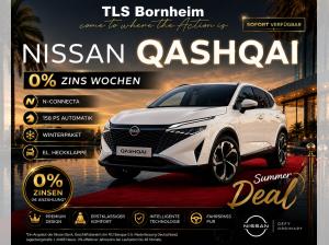Nissan Qashqai N-CONNECTA *Gewerbekracher* weiß 158 PS Autom. 360 Grad el. Heckklappe