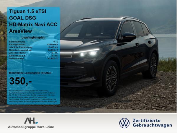 Volkswagen Tiguan 1.5 eTSI GOAL DSG HD-Matrix Navi ACC AreaView