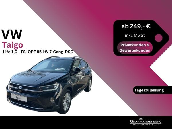Volkswagen Taigo Life 1,0 l TSI OPF 7-Gang-Doppelkupplungsgetriebe DSG