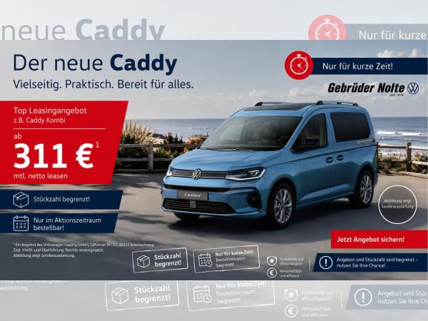 Volkswagen Caddy Trend eHybrid **Sonderleasingaktion** nur für kurze Zeit