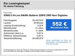 Hyundai IONIQ 5 N-Line 84kWh Batterie 2WD Navi Digitales Cockpit