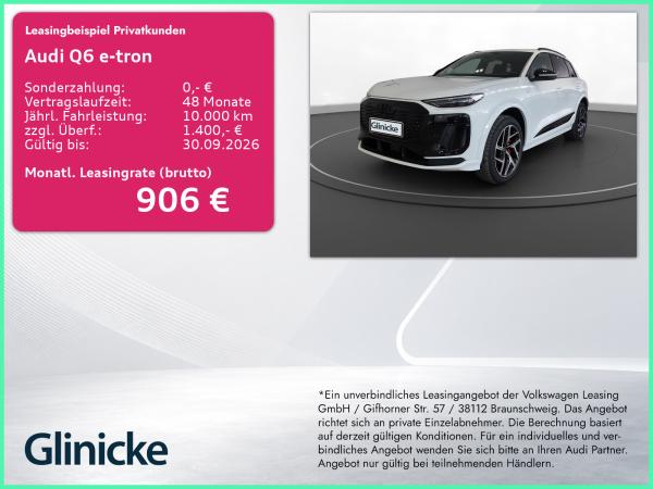 Audi Q6 e-tron qu. Luft AHK Pano LM 21" 360° B&O Head-Up