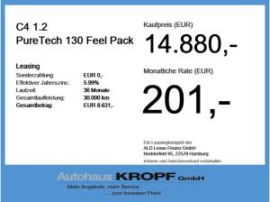 Citroën C4 1.2 PureTech 130 Feel Pack LED+Navi+SHZ+LM