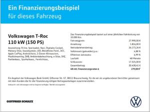Volkswagen T-Roc R-Line 2.0 TDI DSG Leder Navi Sitzheiz Parkhilfe