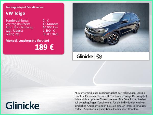 Volkswagen Taigo R-Line 1.0l TSI GJR/Kamera/Klimaauto/SHZ