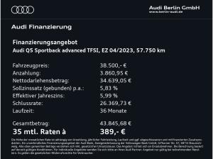 Audi Q5 Sportback advanced 40 TFSI qu. S tr. PANO ACC