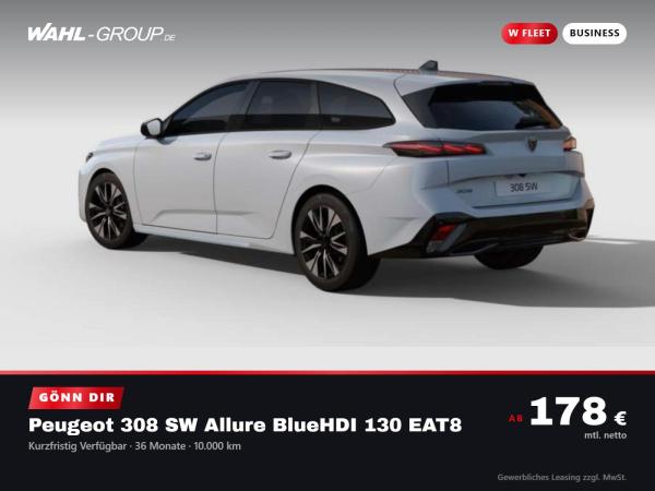 Peugeot 308 Diesel 130 EAT8 ALLURE SW - kurzfristig verfügbar