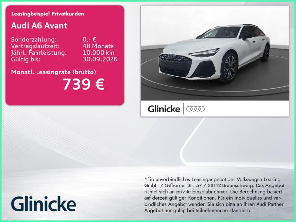 Audi A6 Avant e-hybrid qu. S-Line AHK LM 20" LED