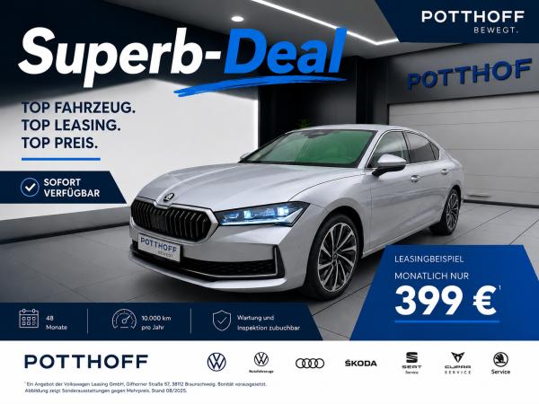 Skoda Superb Limo 1.5 TSI IV DSG - L&K?Superb Deal?Ahk 360° im Leasing