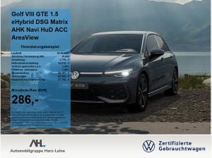 Volkswagen Golf VIII GTE 1.5 eHybrid DSG Matrix AHK Navi HuD ACC AreaView