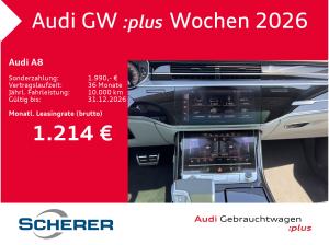 Audi A8 lang 60 TFSIe quattro EXCLUSIVE HUD 360° PANO