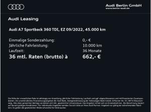 Audi A7 Sportback 40 TDI qu S tr. 360°K NAVI HUD