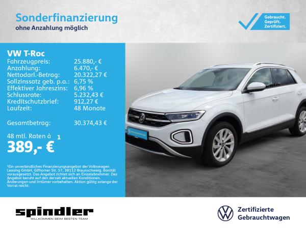Volkswagen T-Roc Style 1.5 TSI DSG/ CarPlay, ParkAssi, LED+